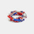 Dolley Bracelet Stack - Red/White/Blue